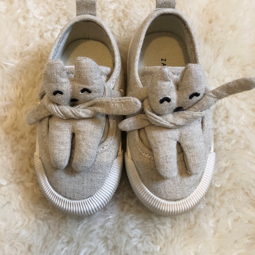 Zara Baby Little Bear Sneakers Size 4.5